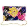 Floral Handmade Sequin Beaded Clutch