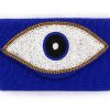 Mystical Guardian Eye Hand-Beaded Clutch
