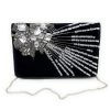 Sparkling Star Handmade Rhinestone Velvet Bag